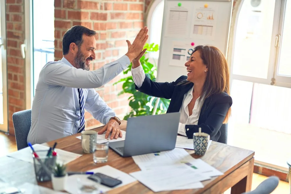 HR consultants in a strategy meeting